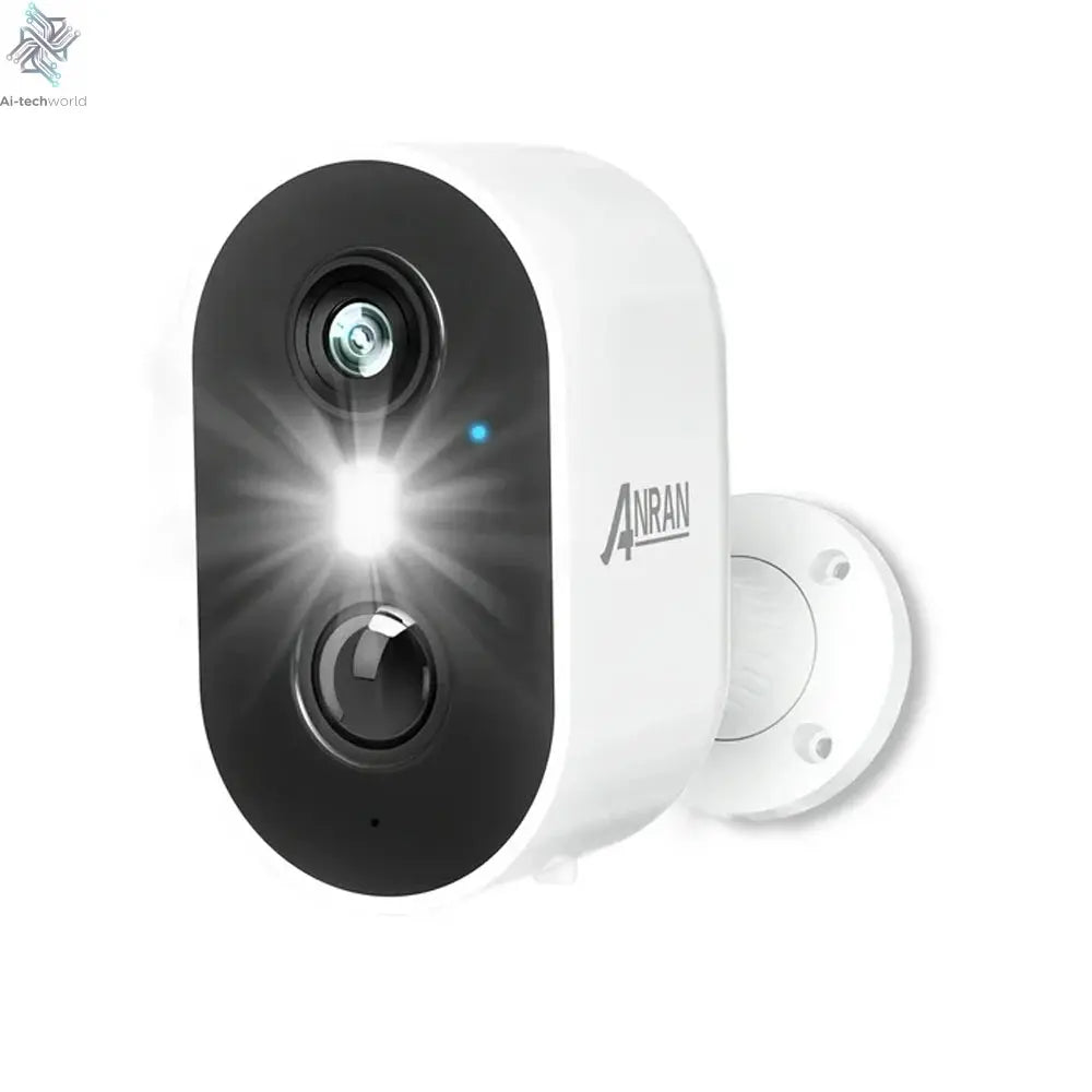 2k Battery - Powered Security Surveillance Cam - Motion Detection, Two - Way Audio, Works with Alexa - Ai - TechWorld