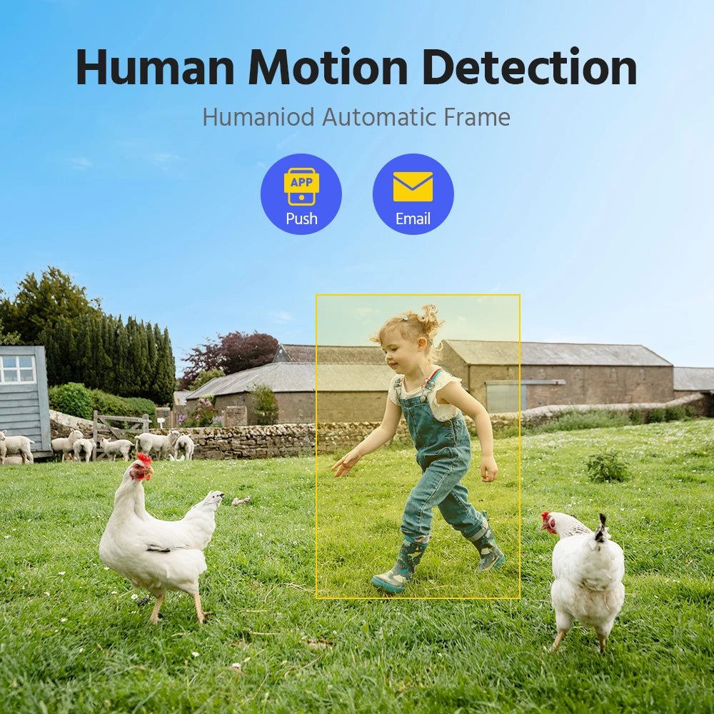 2K Wireless Home Security Camera System – Solar Power, PIR Motion Detection, 2 - Way Audio - Ai - TechWorld