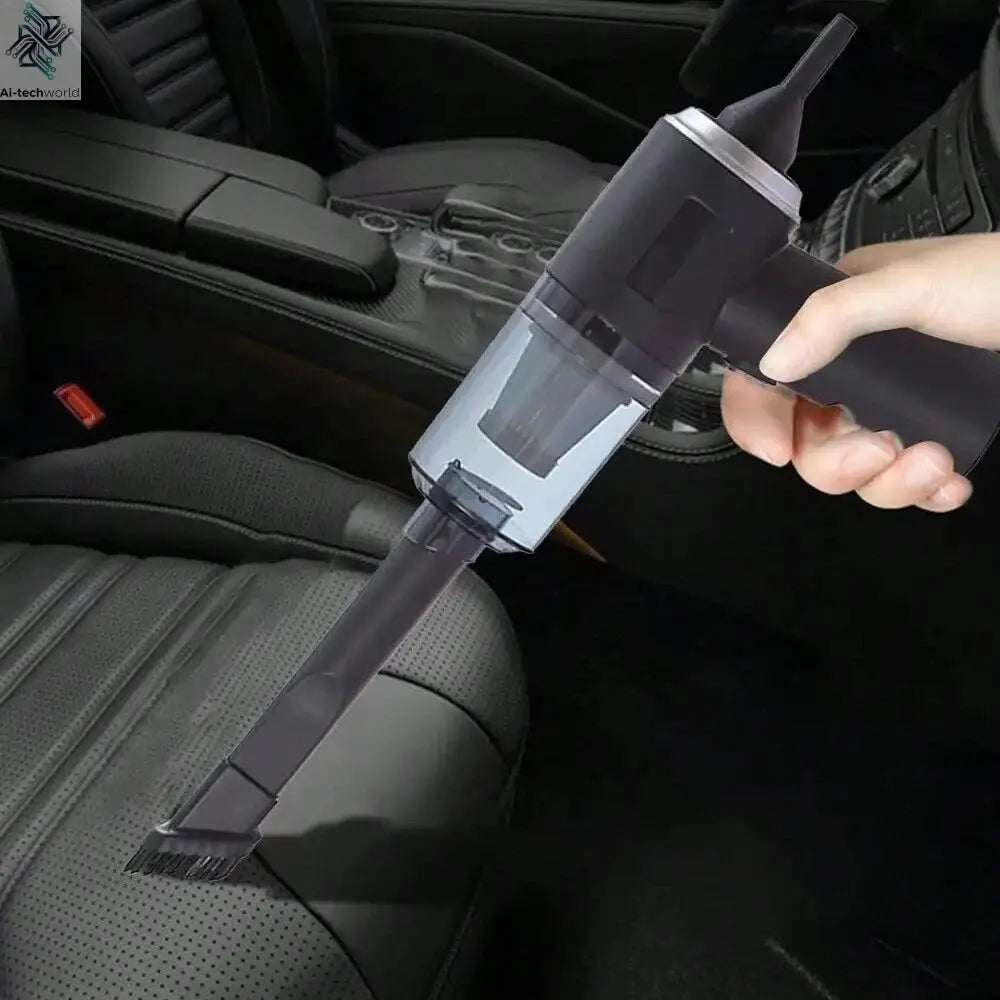 3 In 1 Integrated Suction And Blowing Vacuum Combination Vacuum Cleaner USB Charging Small Car Household Vacuum Cleaner Ai-TechWorld 