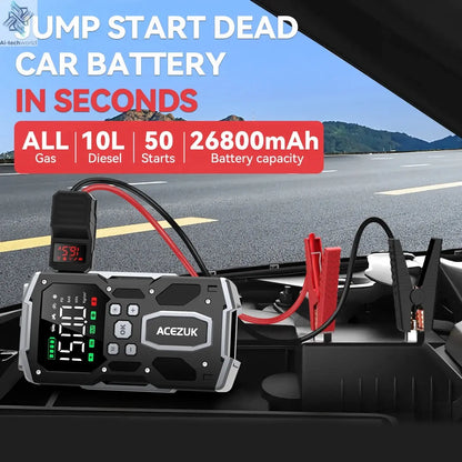 3000A/4000A/5000A Start Power Bank Jump Starter Car Booster External Battery 12V Starting Device for Petrol Diesel Powerbank Ai-TechWorld 
