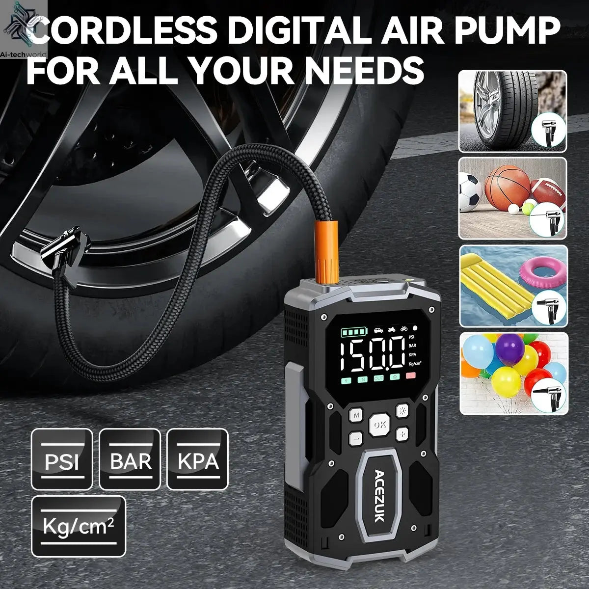 3000A/4000A/5000A Start Power Bank Jump Starter Car Booster External Battery 12V Starting Device for Petrol Diesel Powerbank Ai-TechWorld 