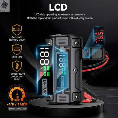 3000A/4000A/5000A Start Power Bank Jump Starter Car Booster External Battery 12V Starting Device for Petrol Diesel Powerbank Ai-TechWorld 