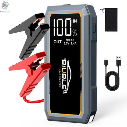 3000A/4000A/5000A Start Power Bank Jump Starter Car Booster External Battery 12V Starting Device for Petrol Diesel Powerbank Ai-TechWorld 