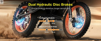 3000W Off Road Electric Motorcycle, 48V22.5AH Lithium Battery, Speed Of 37.5MPH and a Range Of 60 Miles,Adult Electric Dirt Bike - Ai-TechWorld