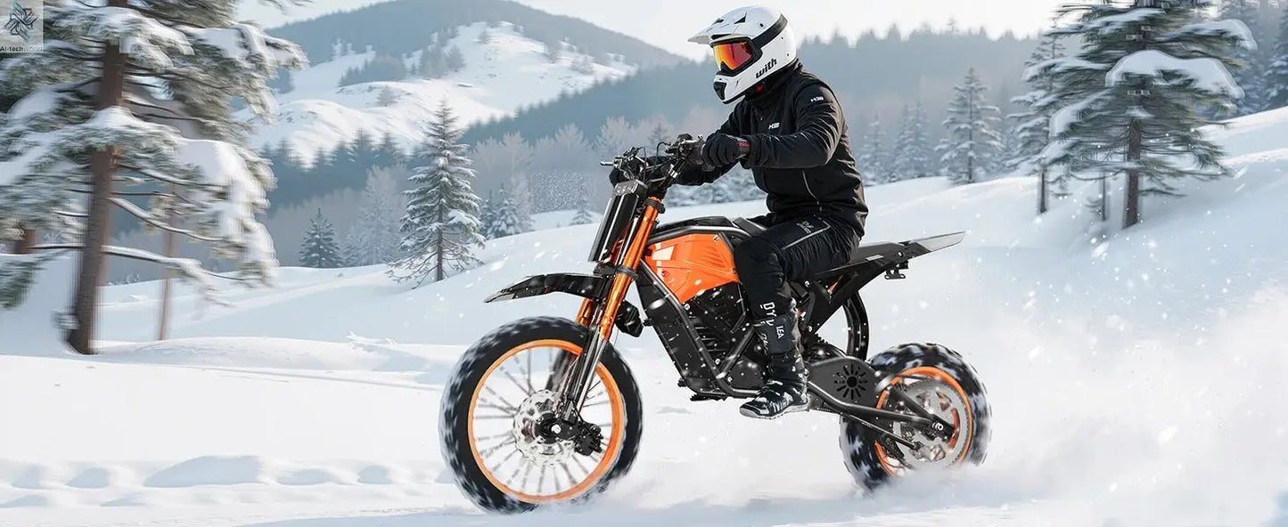 3000W Off Road Electric Motorcycle, 48V22.5AH Lithium Battery, Speed Of 37.5MPH and a Range Of 60 Miles,Adult Electric Dirt Bike - Ai-TechWorld