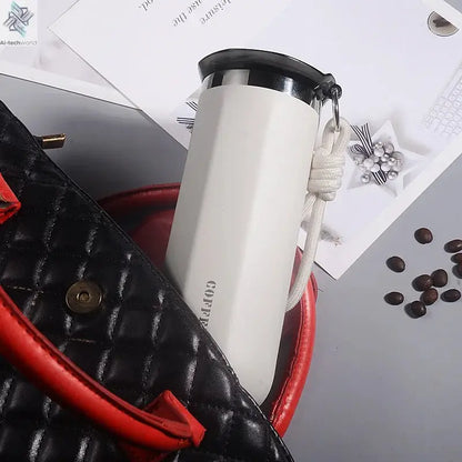 350/500ML Stainless Steel Coffee Mug Insulated Water Cup Portable Double Wall Vacuum Flask Leak-Proof with Lid Travel Coffee Cup Ai-TechWorld 