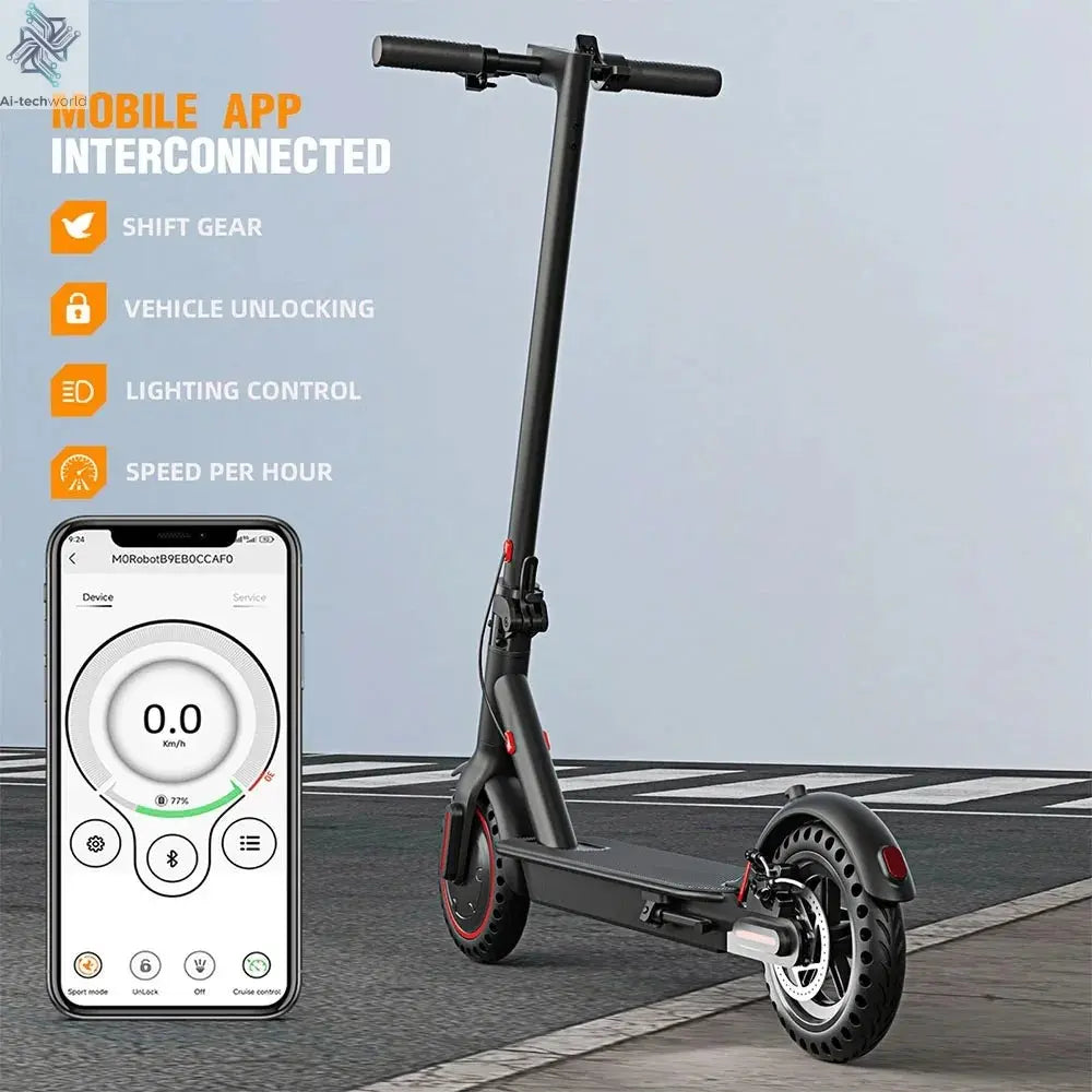 350W Foldable Electric Scooter for Adults & Teens - Ai - TechWorld