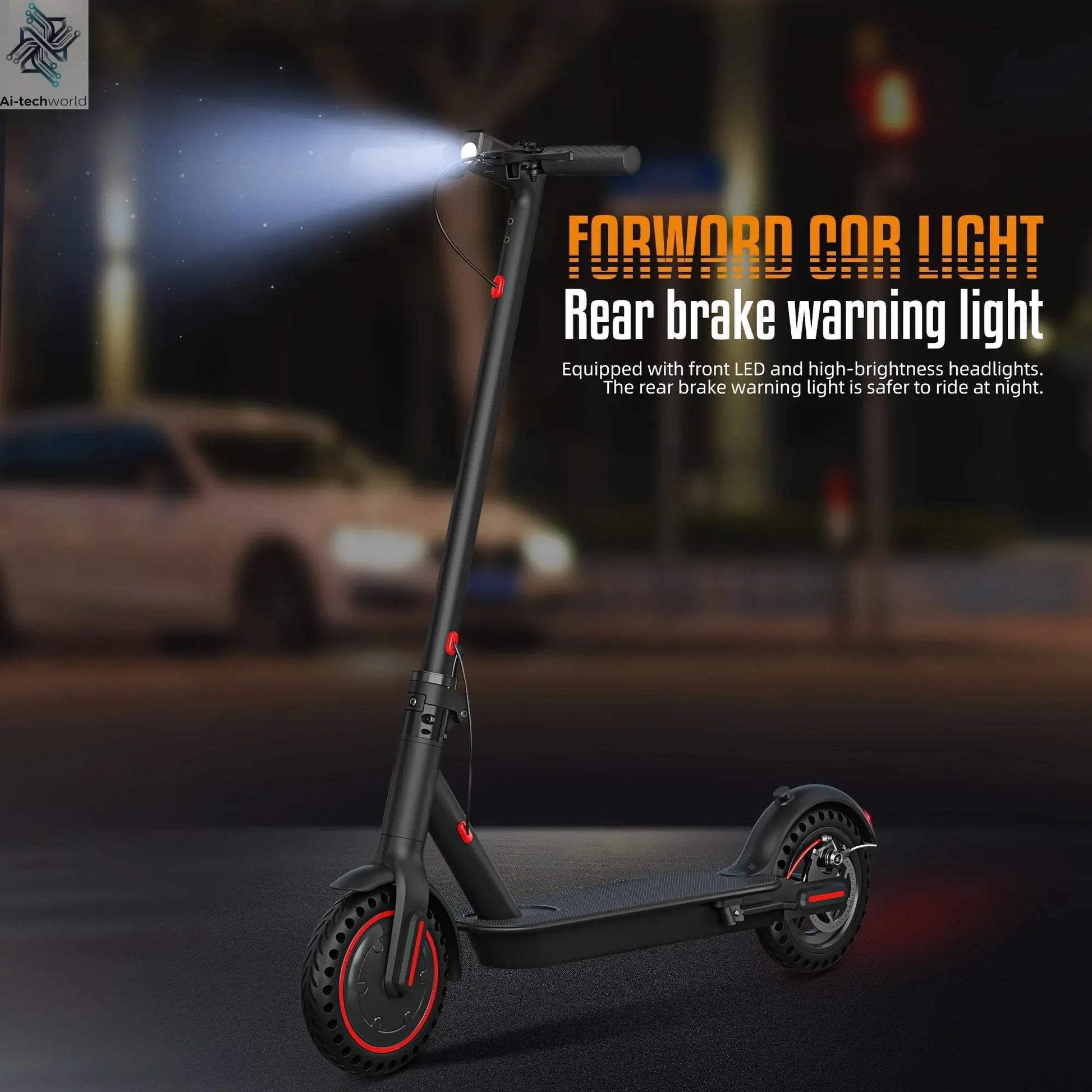 350W Foldable Electric Scooter for Adults & Teens - Ai - TechWorld
