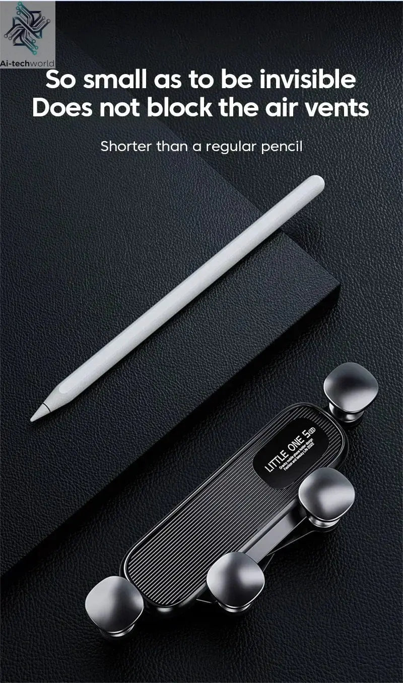 360 Rotation Car Navigation Bracket with Air Vent Clip, Telescopic Stand for 4.7-7 Inch Phones Ai-TechWorld