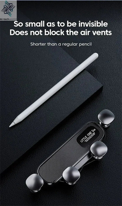 360 Rotation Car Navigation Bracket with Air Vent Clip, Telescopic Stand for 4.7-7 Inch Phones Ai-TechWorld