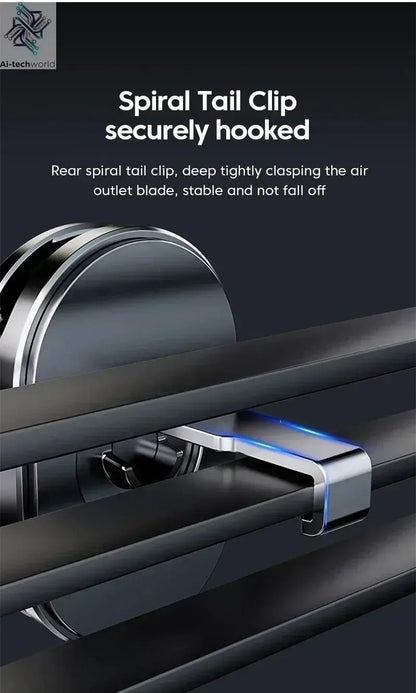 360 Rotation Car Navigation Bracket with Air Vent Clip, Telescopic Stand for 4.7-7 Inch Phones Ai-TechWorld