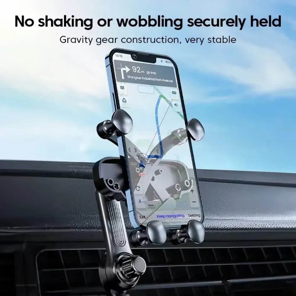 360 Rotation Car Navigation Bracket Air Vent Clip Navigation Stand Telescopic Air Outlet Phone Support for 4.7-7 Inch Ai-TechWorld