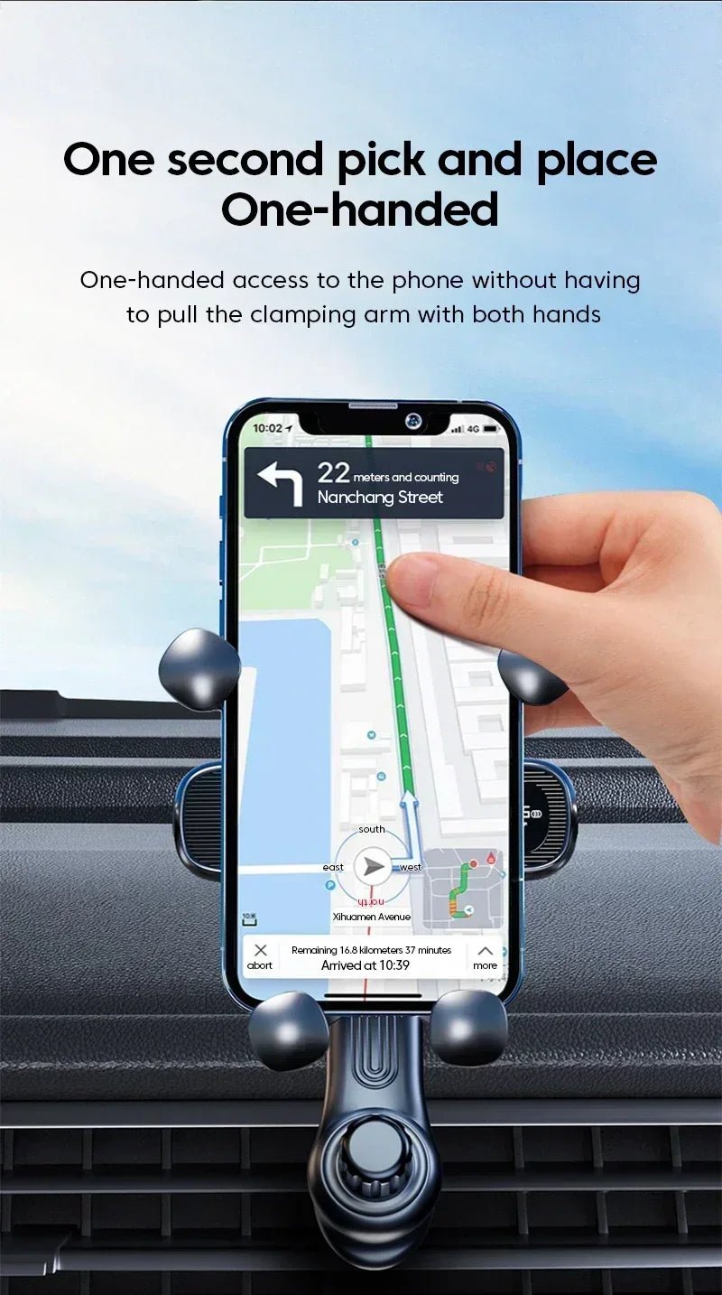 360 Rotation Car Navigation Bracket Air Vent Clip Navigation Stand Telescopic Air Outlet Phone Support for 4.7-7 Inch Ai-TechWorld