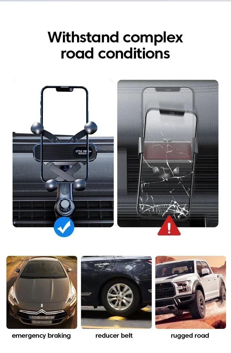 360 Rotation Car Navigation Bracket Air Vent Clip Navigation Stand Telescopic Air Outlet Phone Support for 4.7-7 Inch Ai-TechWorld