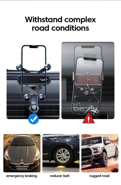 360 Rotation Car Navigation Bracket Air Vent Clip Navigation Stand Telescopic Air Outlet Phone Support for 4.7-7 Inch Ai-TechWorld