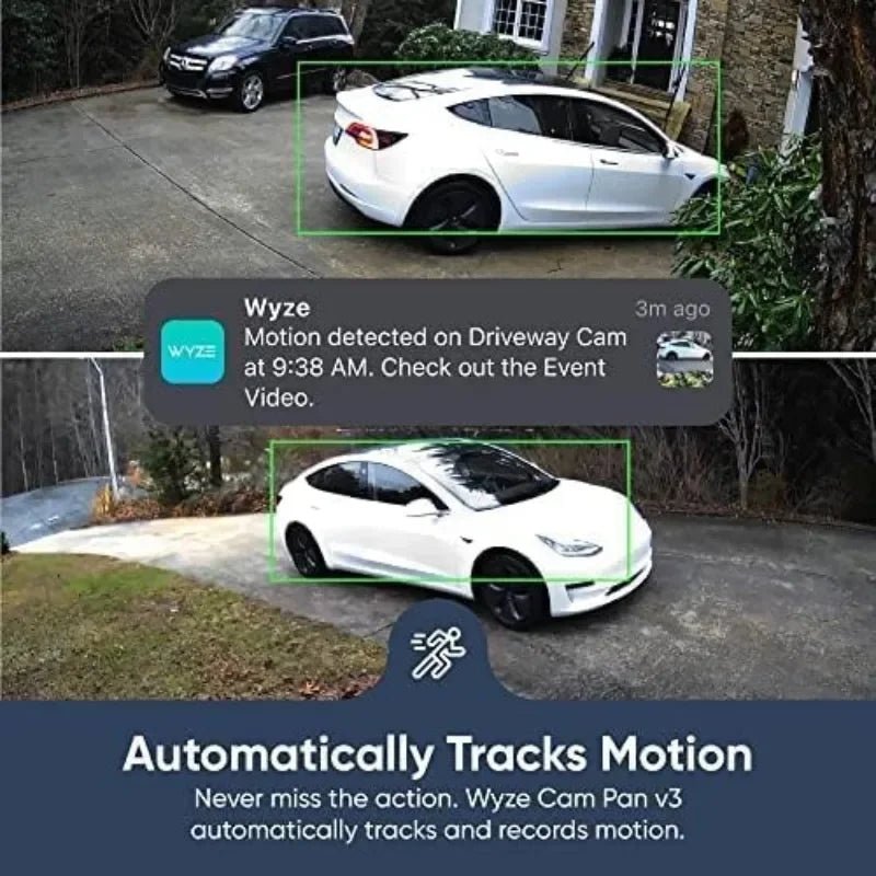 360° Smart Home Security with Night Vision, 2 - Way Audio, Motion Tracking, Works with Alexa - Ai - TechWorld