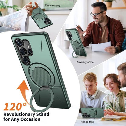 360° Magnetic Bracket Case For Samsung Galaxy S25 S24 S23 S22 Ultra S25FE S24FE S23FE S25Edge For Magsafe Shockproo Cover Fundar Ai-TechWorld 