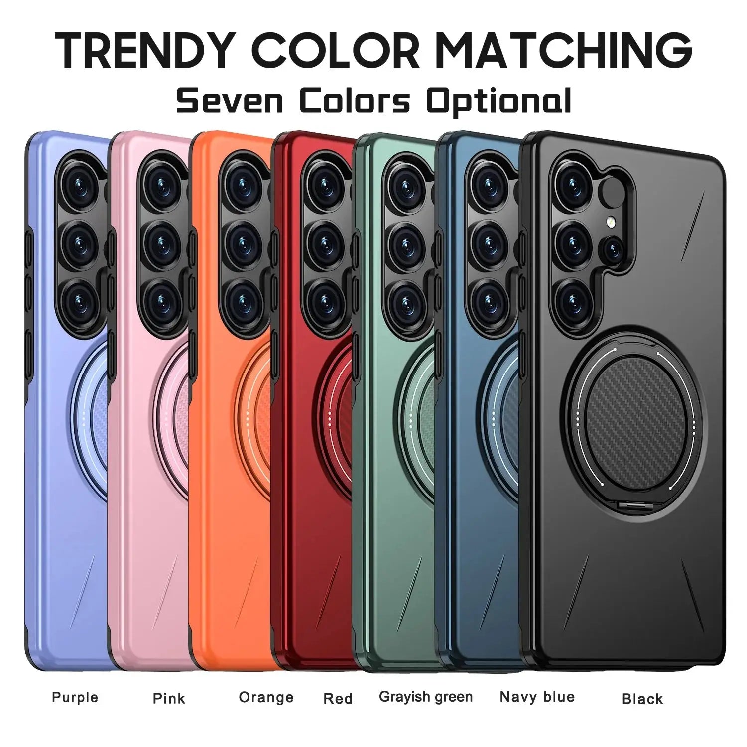 360° Magnetic Bracket Case For Samsung Galaxy S25 S24 S23 S22 Ultra S25FE S24FE S23FE S25Edge For Magsafe Shockproo Cover Fundar Ai-TechWorld 