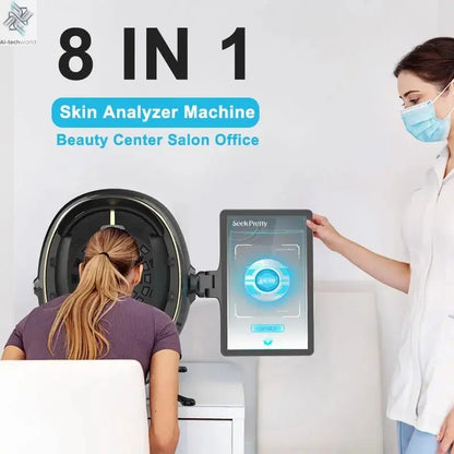 3D Skin Analyzer Machine Professional 3D Three - Dimensional Magic Mirror Skin Analysis Scanner Detector for Salon - Ai - TechWorld