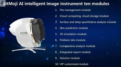 3D Skin Analyzer Machine Professional 3D Three - Dimensional Magic Mirror Skin Analysis Scanner Detector for Salon - Ai - TechWorld