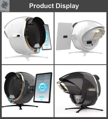 3D Skin Scanner Care Facial Analyzer Monitor Machine Magic Mirror Portable Testing English Detector Face Camera Test Analysis Ai-TechWorld
