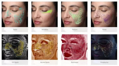 3D Skin Analyzer Machine Professional 3D Three - Dimensional Magic Mirror Skin Analysis Scanner Detector for Salon - Ai - TechWorld