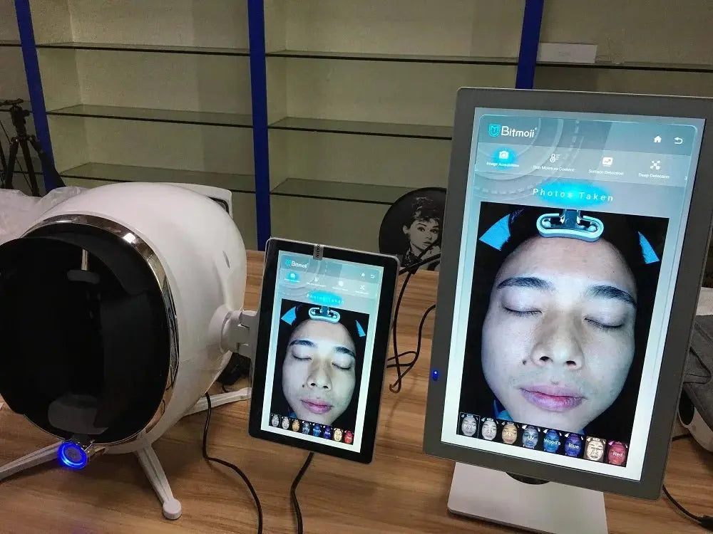 3D Skin Analyzer Machine Professional 3D Three - Dimensional Magic Mirror Skin Analysis Scanner Detector for Salon - Ai - TechWorld