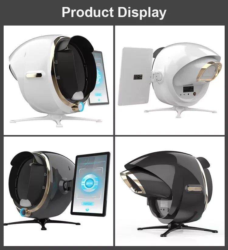 3D Skin Scanner Care Facial Analyzer Monitor Machine Magic Mirror Portable Testing English Detector Face Camera Test Analysis Ai-TechWorld
