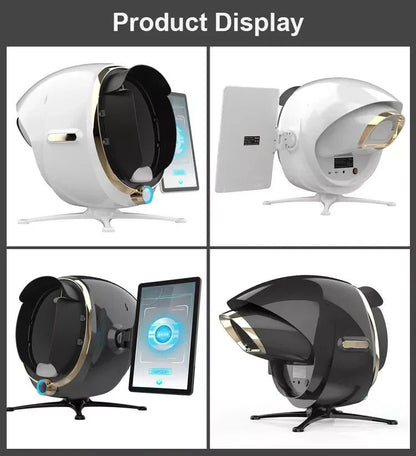 3D Skin Scanner Care Facial Analyzer Monitor Machine Magic Mirror Portable Testing English Detector Face Camera Test Analysis Ai-TechWorld