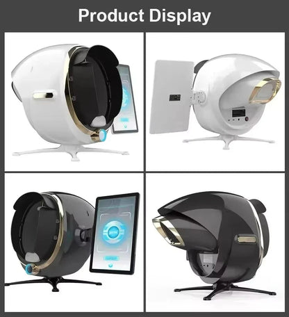 3D Skin Scanner Care Facial Analyzer Monitor Machine Magic Mirror Portable Testing English Detector Face Camera Test Analysis Ai-TechWorld