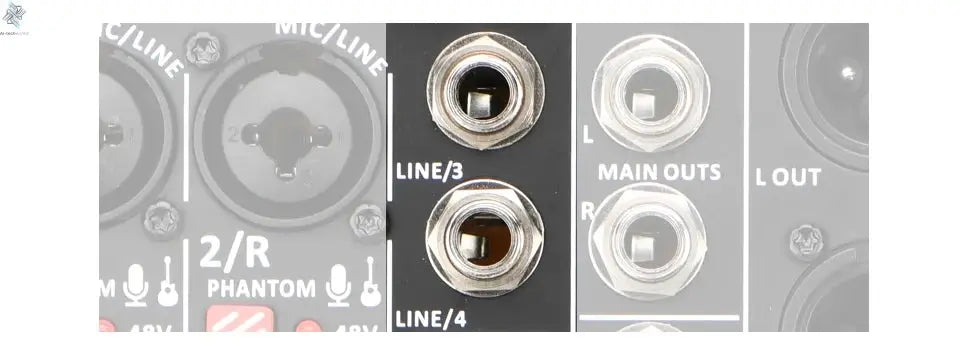 4 Channel Audio Sound Mixer 7 Band EQ 99 DSP Effects 48V Bluetooth Sound Mixing Console PC Playback Recording DJ Party AM-AX4 Ai-TechWorld 