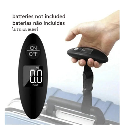 40kg/100g Portable Luggage Scale High Precision Travel Digital Hanging Scales With Webbing belt LCD Digital Electronic Luggage Ai-TechWorld 