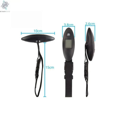40kg/100g Portable Luggage Scale High Precision Travel Digital Hanging Scales With Webbing belt LCD Digital Electronic Luggage Ai-TechWorld 