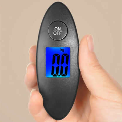 40kg/100g Portable Luggage Scale High Precision Travel Digital Hanging Scales With Webbing belt LCD Digital Electronic Luggage Ai-TechWorld 