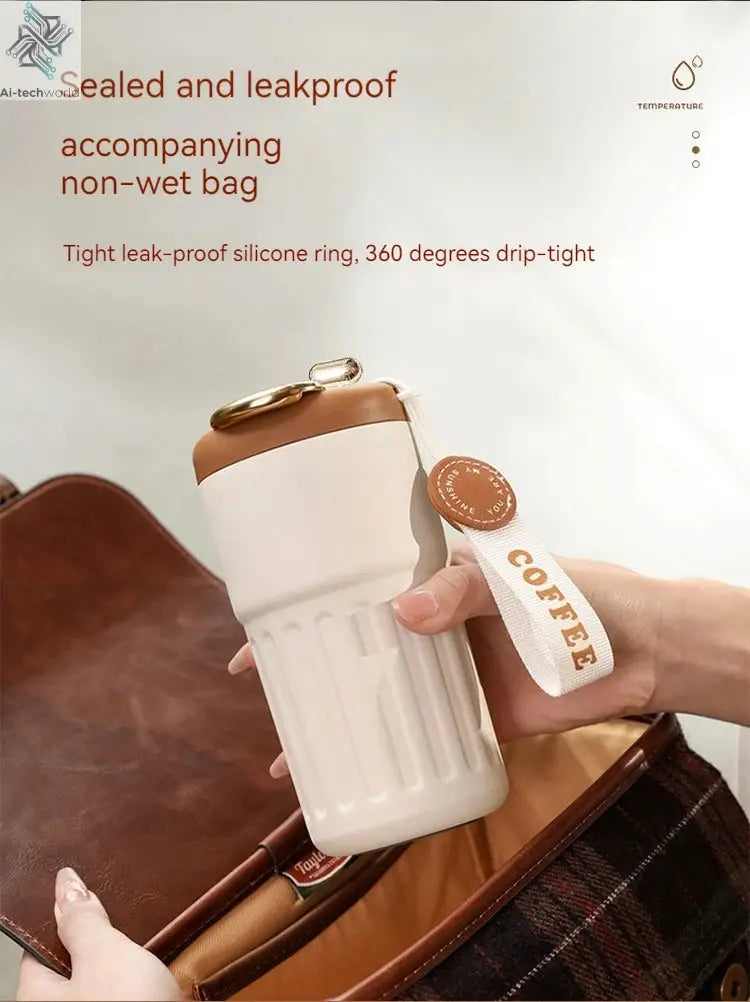 450ML Stainless Steel Thermo Water Bottle LED Temperature Display Coffee Cup Keep Cold and Heat Thermal Mug Travel Vacuum Flask Ai-TechWorld 