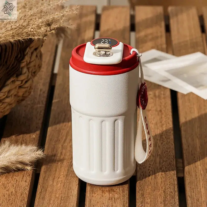 450ML Stainless Steel Thermo Water Bottle LED Temperature Display Coffee Cup Keep Cold and Heat Thermal Mug Travel Vacuum Flask Ai-TechWorld 
