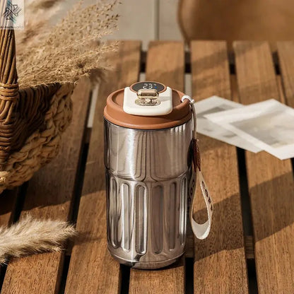450ML Stainless Steel Thermo Water Bottle LED Temperature Display Coffee Cup Keep Cold and Heat Thermal Mug Travel Vacuum Flask Ai-TechWorld 