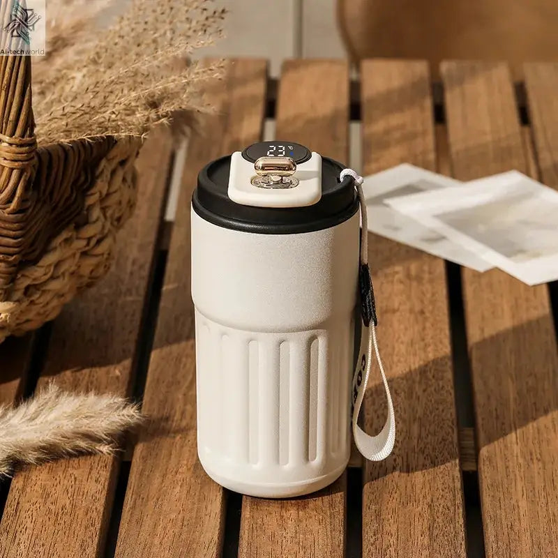 450ML Stainless Steel Thermo Water Bottle LED Temperature Display Coffee Cup Keep Cold and Heat Thermal Mug Travel Vacuum Flask Ai-TechWorld 