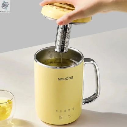450ml Electric Kettle Cooking Pot Portable Heating Cup Stew Cup Travel Multicooker Hotpot Office Health Preserving Pot 220V Ai-TechWorld 