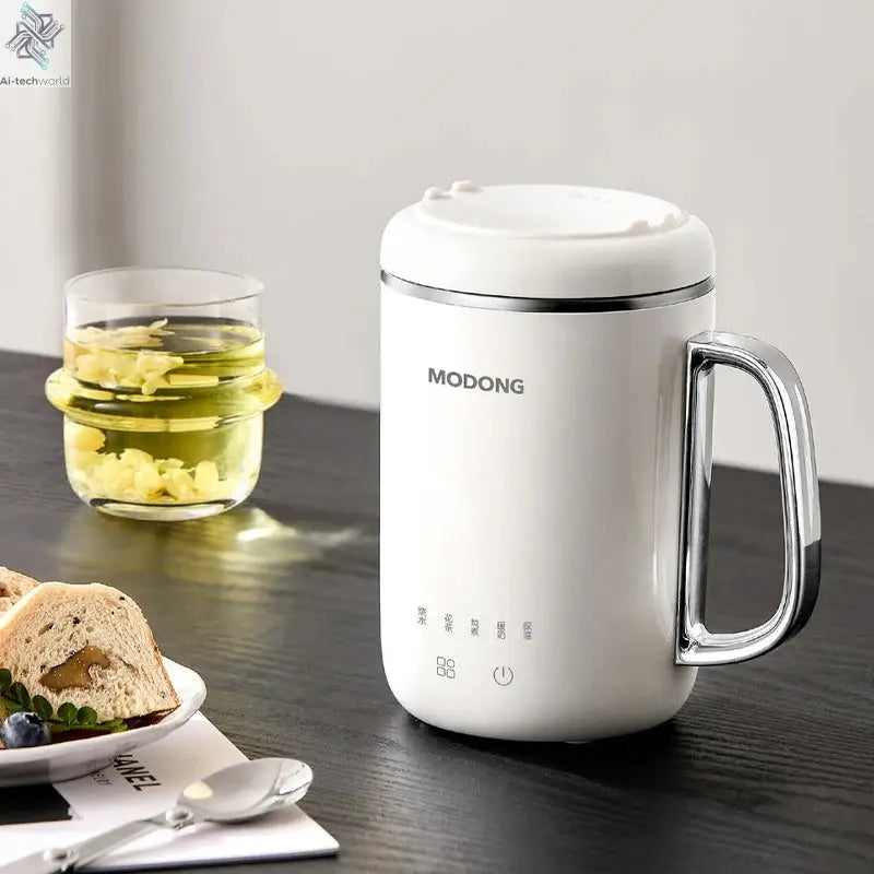 450ml Electric Kettle Cooking Pot Portable Heating Cup Stew Cup Travel Multicooker Hotpot Office Health Preserving Pot 220V Ai-TechWorld 