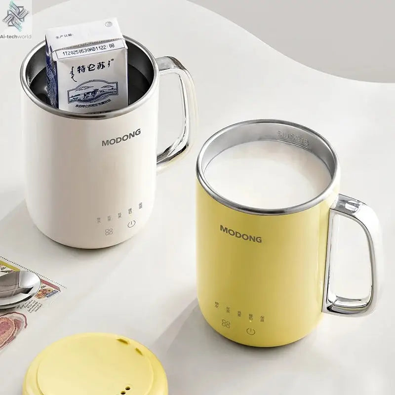 450ml Electric Kettle Cooking Pot Portable Heating Cup Stew Cup Travel Multicooker Hotpot Office Health Preserving Pot 220V Ai-TechWorld 