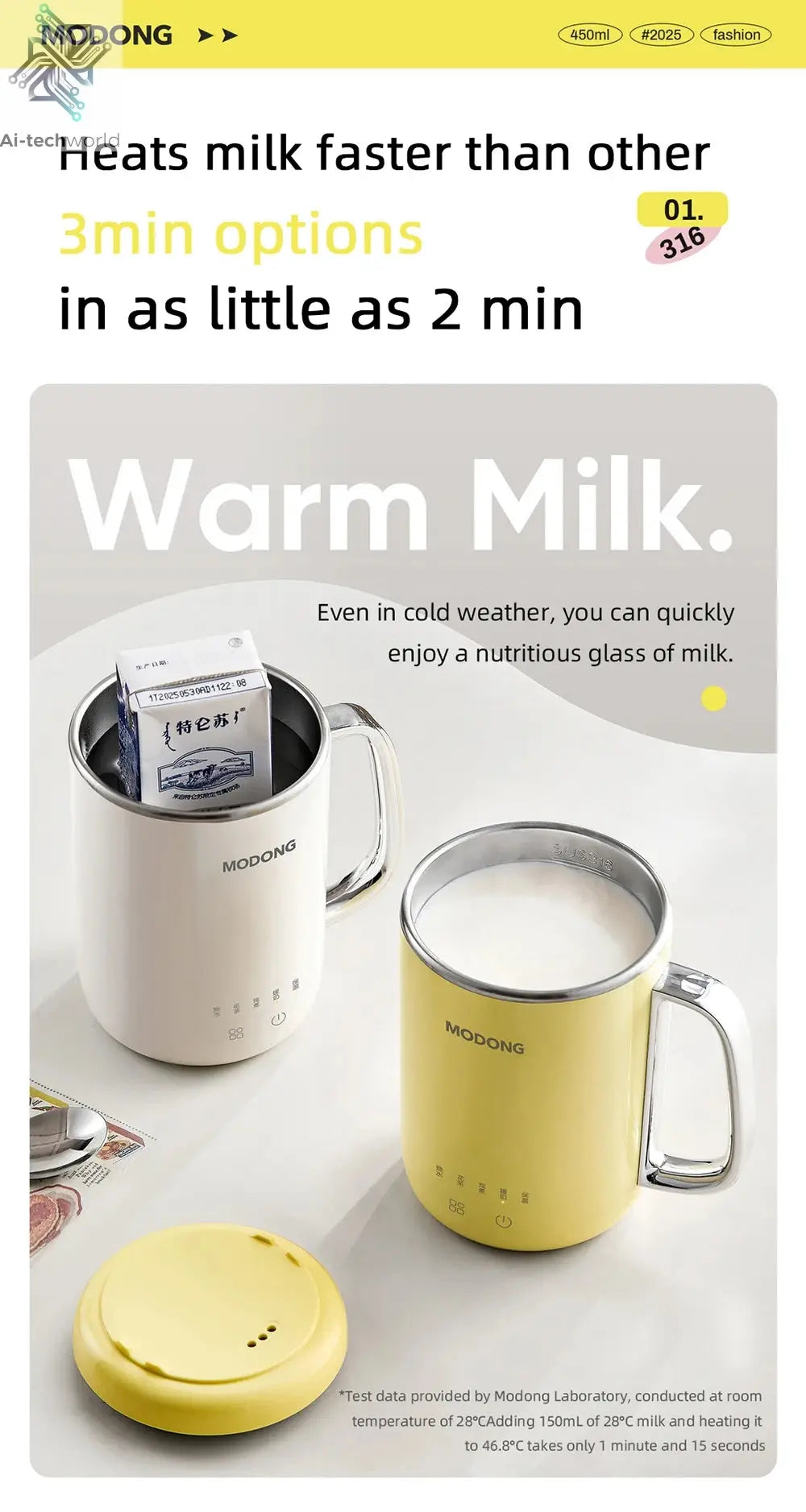 450ml Electric Kettle Cooking Pot Portable Heating Cup Stew Cup Travel Multicooker Hotpot Office Health Preserving Pot 220V Ai-TechWorld 