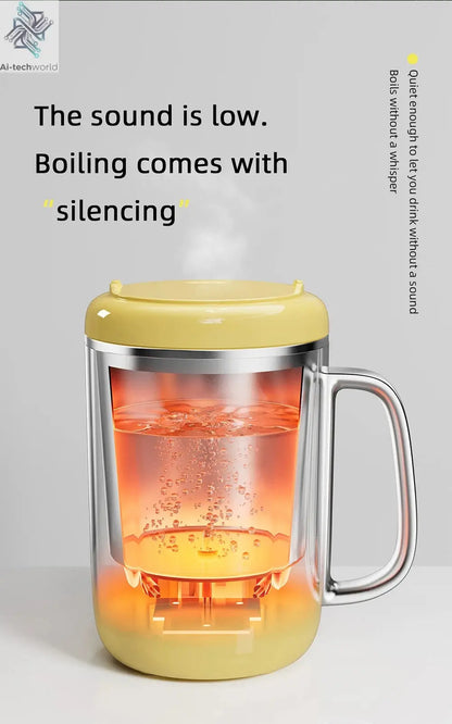 450ml Electric Kettle Cooking Pot Portable Heating Cup Stew Cup Travel Multicooker Hotpot Office Health Preserving Pot 220V Ai-TechWorld 