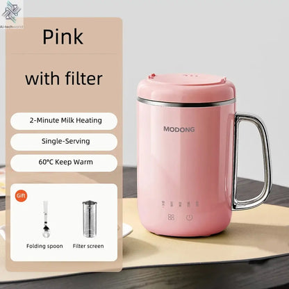 450ml Electric Kettle Cooking Pot Portable Heating Cup Stew Cup Travel Multicooker Hotpot Office Health Preserving Pot 220V Ai-TechWorld 