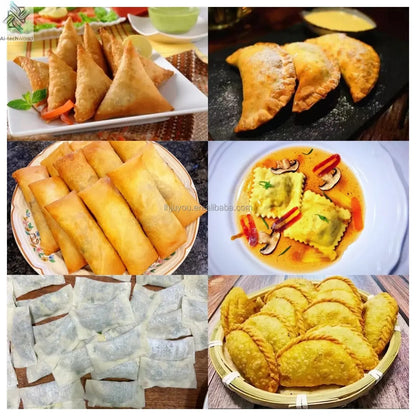 4800pcs/h Automatic Momo Ravioli Folding Large Pie Maquina Para Hacer Somosa Empanada Spring Roll Dumpling Samosa Make Machine Ai-TechWorld 