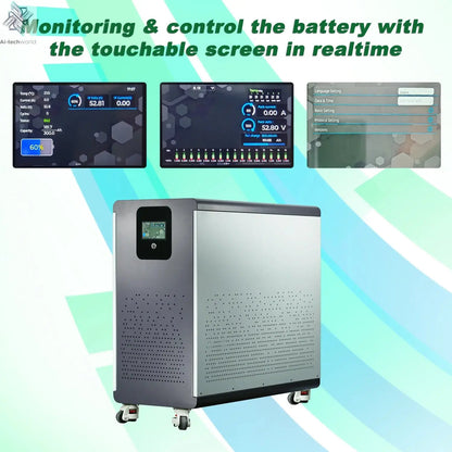 48V 600Ah LiFePO4 Lithium Battery Pack 30Kwh 100Ah 120Ah 200Ah 300Ah Built-in 200A BMS 6000+ Cycle For Solar System EU PL Stock - Ai-TechWorld