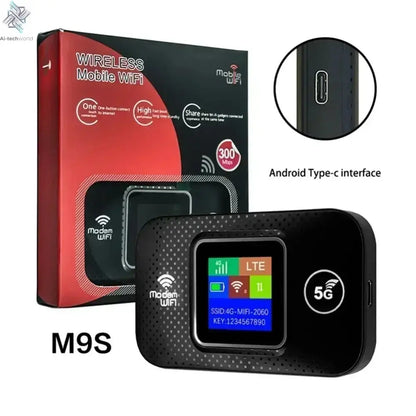 4G 5G WiFi 6 Mobile Hotspot Router Support 10 Users with SIM Card Slot Wireless Router Portable WiFi Hotspot for Home Travel Ai-TechWorld 