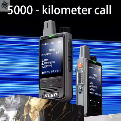4G POC GPS Walkie Talkie Lightweight Slim Design 5000km Long Digital Two-Way for Radio for Outdoor Sports Ai-TechWorld 