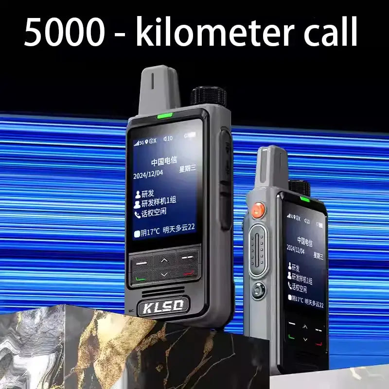 4G POC GPS Walkie Talkie Lightweight Slim Design 5000km Long Digital Two-Way for Radio for Outdoor Sports Ai-TechWorld 