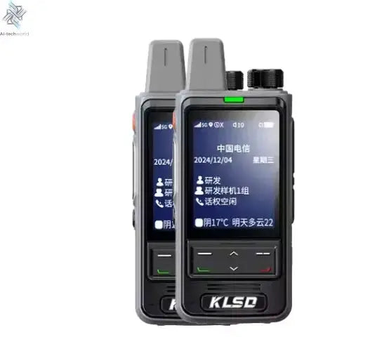4G POC GPS Walkie Talkie Lightweight Slim Design 5000km Long Digital Two-Way for Radio for Outdoor Sports Ai-TechWorld 